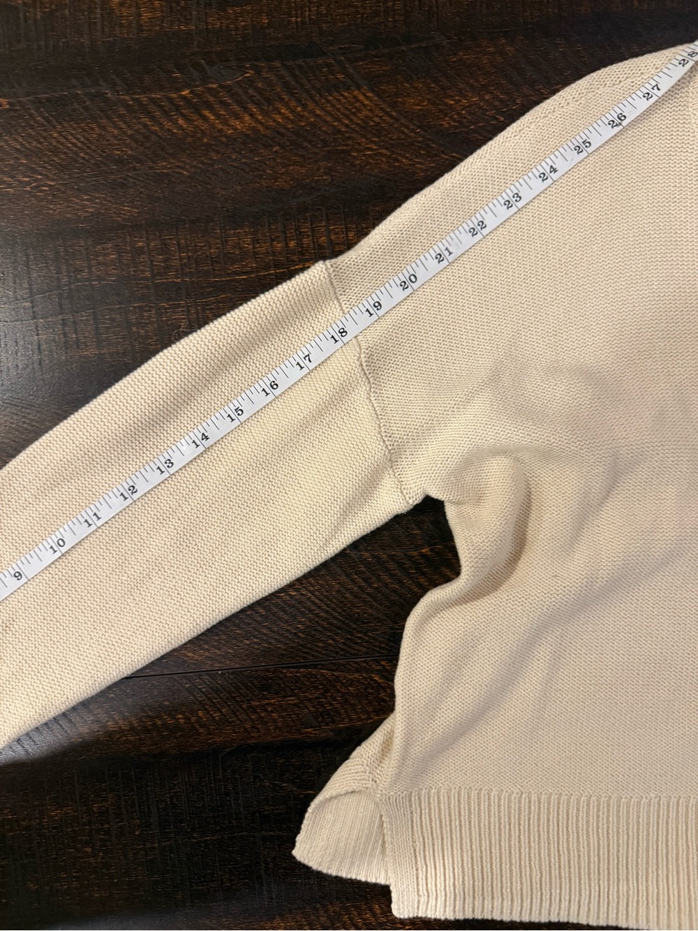 Madewell Broadway Cardigan Sweater Cream 100% Cotton Button Front Size S - Picture 14 of 16